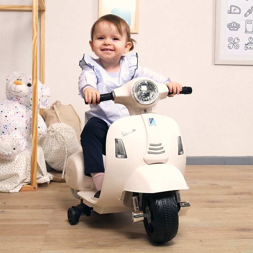 Ηλεκτρική περπατούρα mini Vespa GTS - Λευκό 