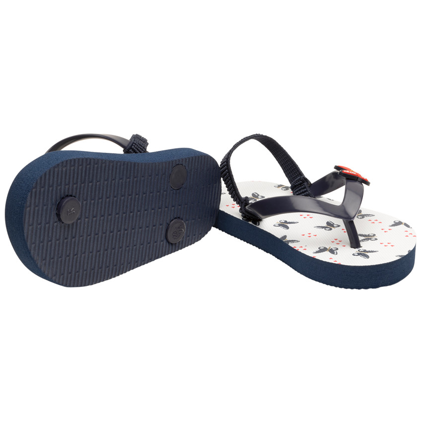 Σαγιονάρες print και badge πεταλούδες για bebe κορίτσι 