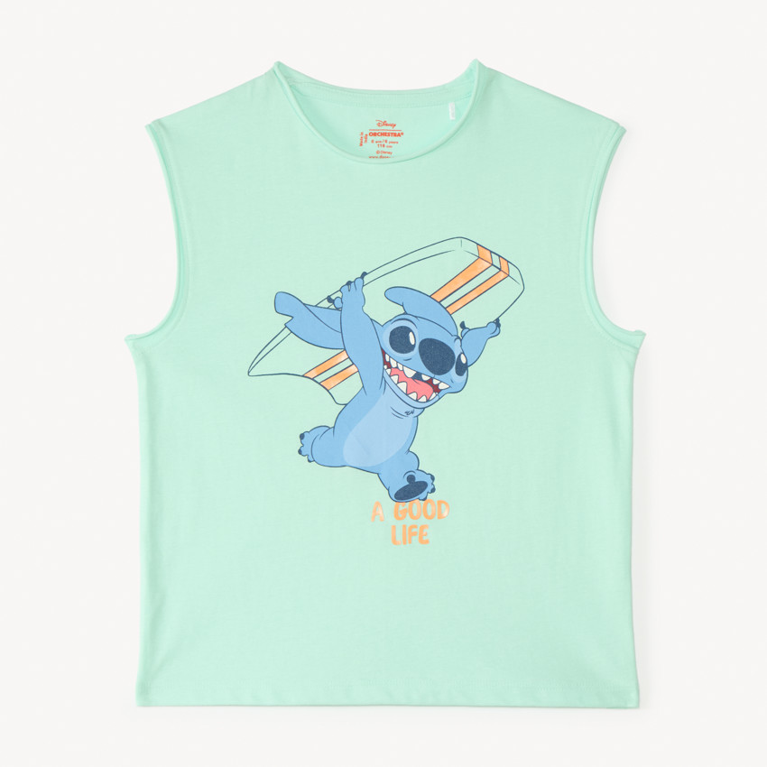 Αμάνικο μπλουζάκι με σχέδιο Stitch Disney για αγόρι 