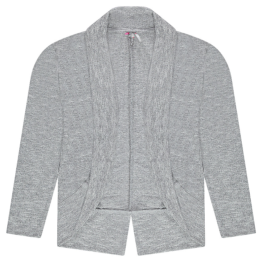 Ζακέτα πλεκτή μελανζέ χωρίς κουμπιά 