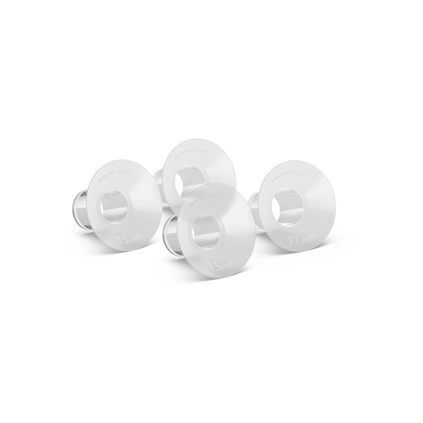 Αξεσουάρ θήλαστρου hands-free με μικρά ένθετα 15mm και 17mm 