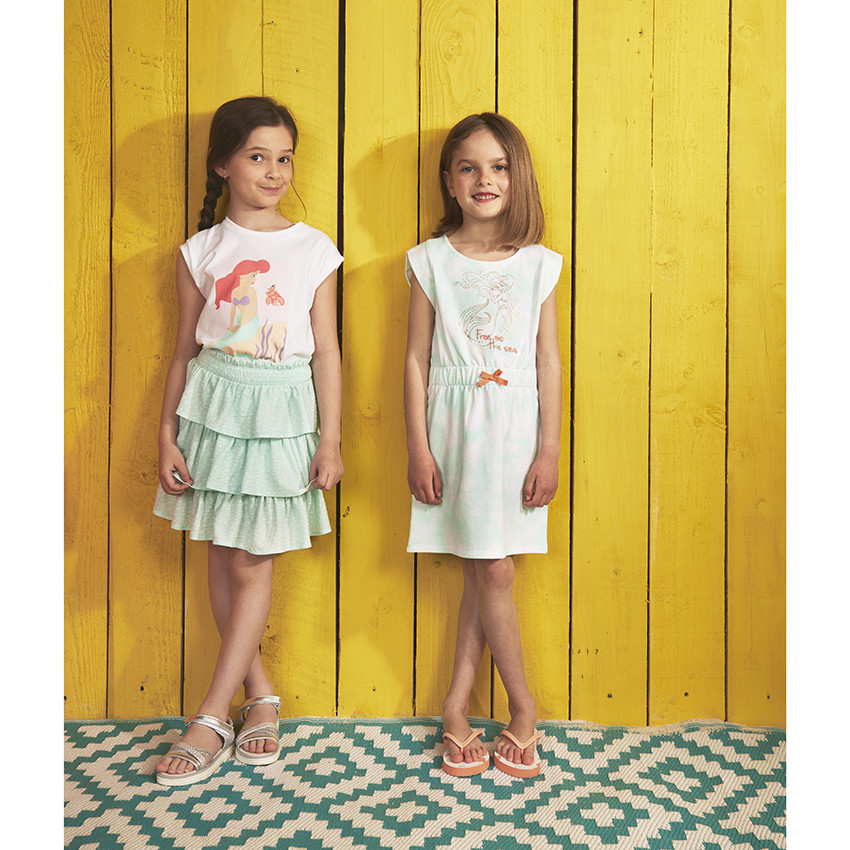 Ρόμπα σε molleton print Ariel Disney για κορίτσι 