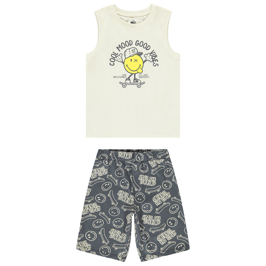 Πιτζάμα 2 τμχ. SmileyWorld για αγόρι 