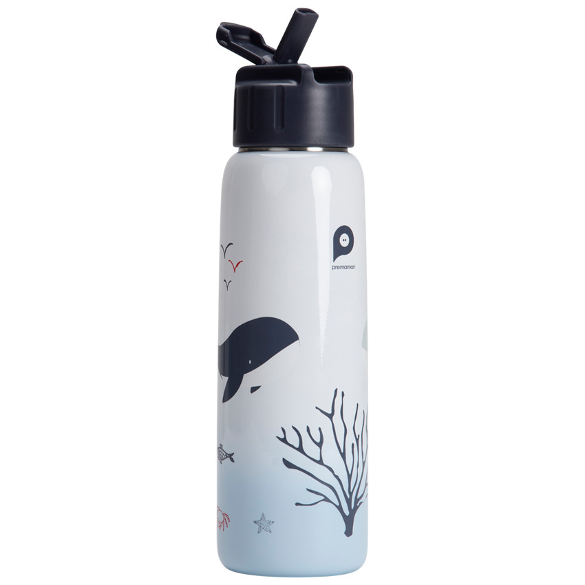 Παγούρι μεταλλικό Pretty sea με καλαμάκι 380 ml  Additional Παγούρι μεταλλικό Pretty sea με καλαμάκι 380 ml