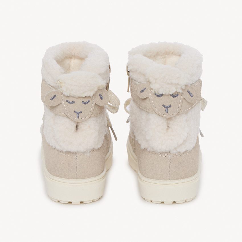 Μποτάκια après-ski με μουμπούκι για μωρό κορίτσι 