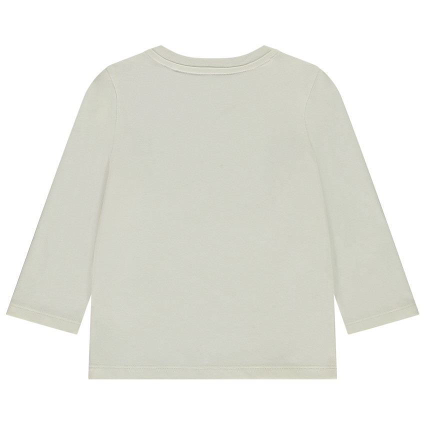 Μακρυμάνικο μπλουζάκι print φαντεζί για bebe αγόρι 