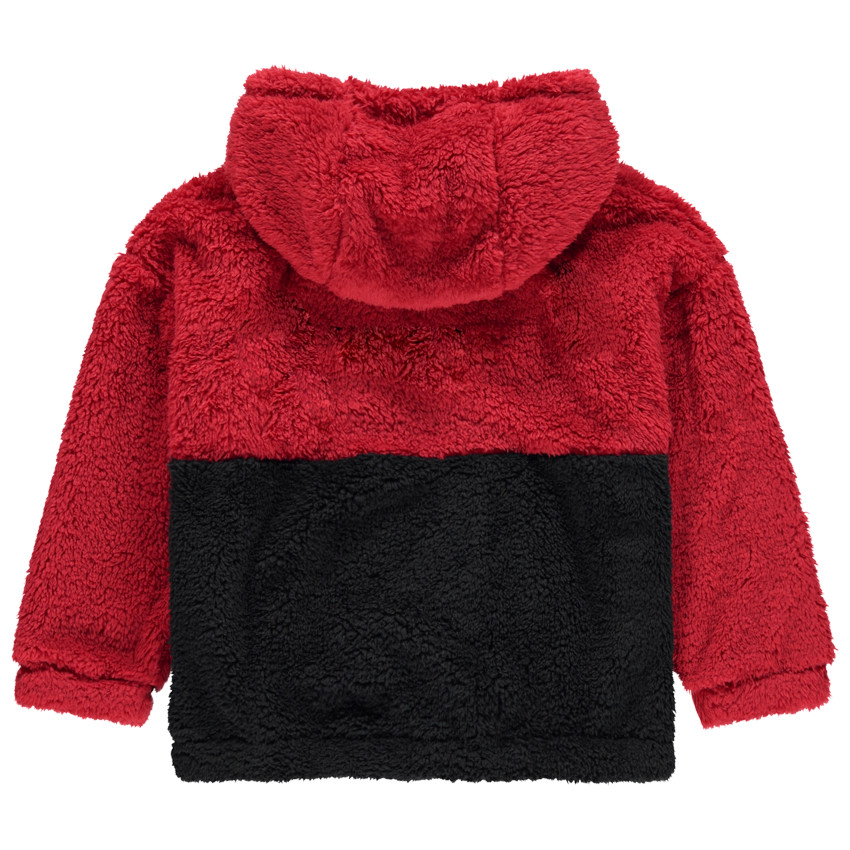 Sweat en sherpa bicolore avec broderie Star Wars 