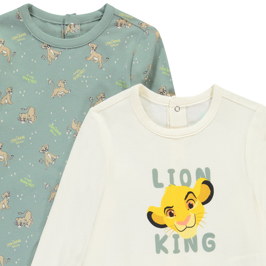 Σετ από 2 φορμάκια Simba Disney για αγόρι με διαφορετικά ανοίγματα ανάλογα με την ηλικία 
