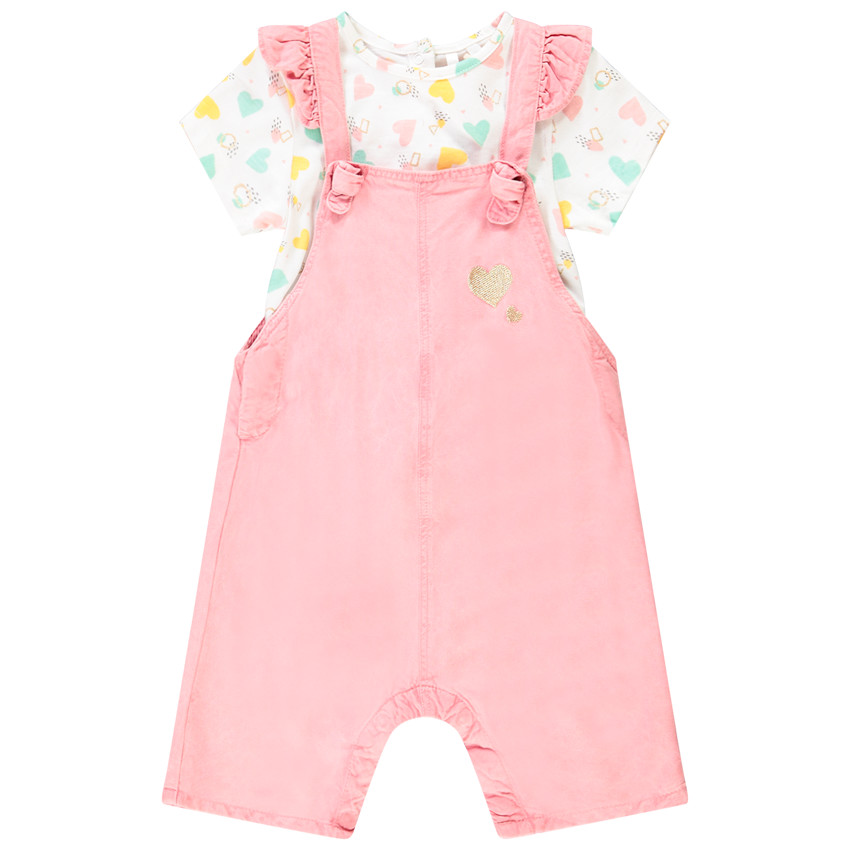 Σετ Σαλοπέτα + t-shirt για bebe κορίτσι 