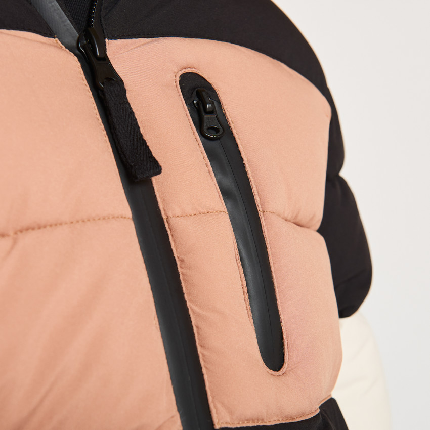 Doudoune matelassée effet color block pour garçon 