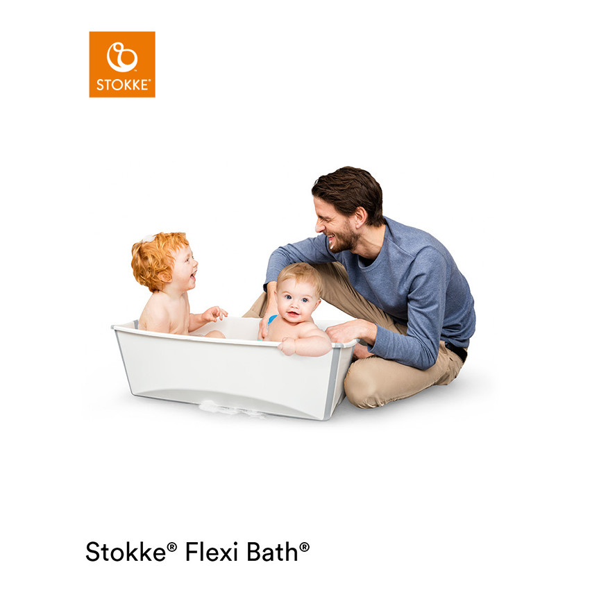 Αναδιπλούμενη μπανιέρα Flexi Bath X-Large λευκή Stokke 