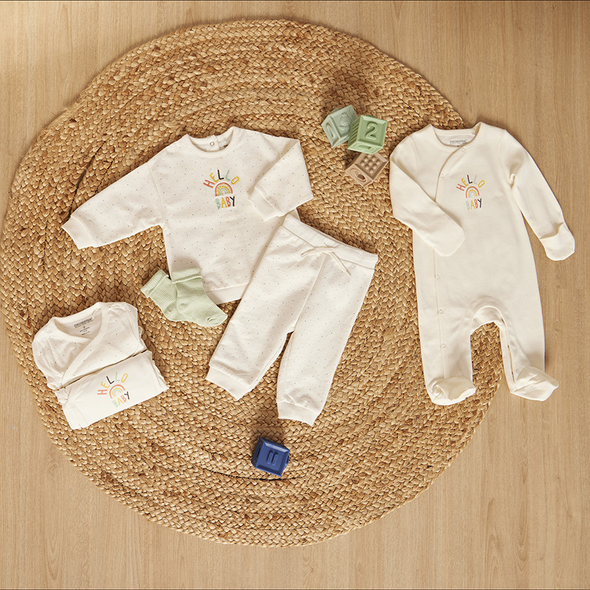 Σετ από 2 φανταστικά μακρυμάνικα μπόντι για μωρό 