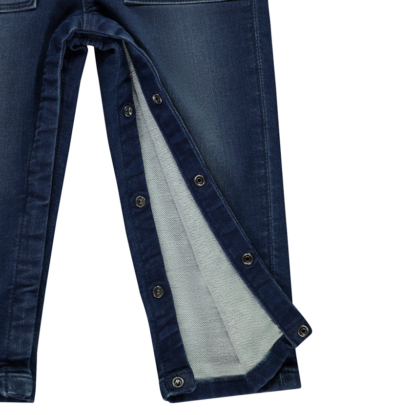 Μακρύ σορτσάκι με εφέ τζιν για μωρό αγόρι 