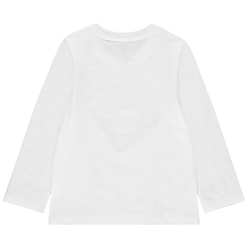 Μακρυμάνικη μπλούζα με τυπωμένο λογότυπο Superman 