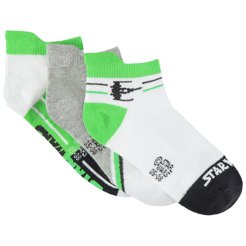 Σετ με 3 ζευγάρια κοντές κάλτσες Star Wars 