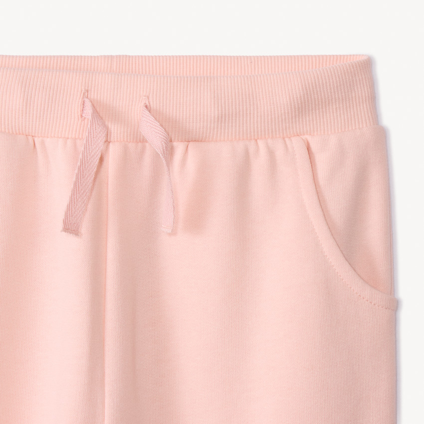 Σετ φόρμας με λουλουδάτο κέντημα για κορίτσι από molleton 