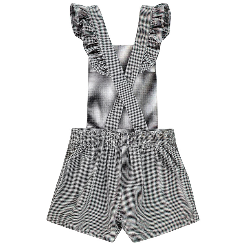 Σαλοπέτα κοντή με σχέδιο vichy για κόριτσι 