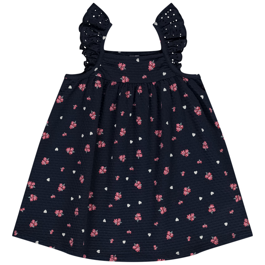 Τουνίκ από jersey cloqué με φαντεζί σχέδιο για bebe κορίτσι 