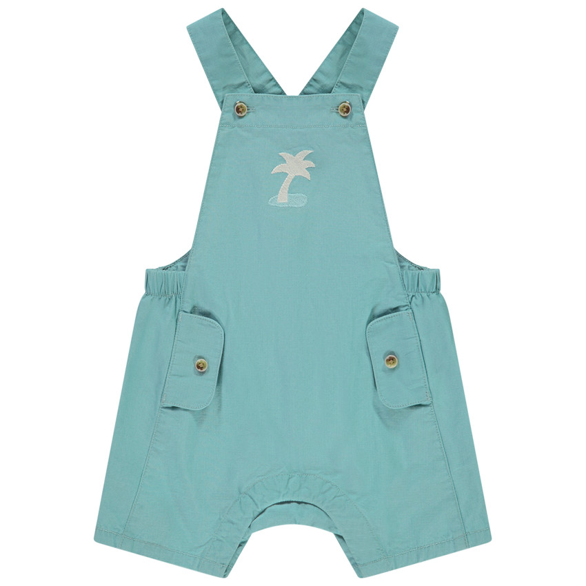 Σαλοπέτα κοντή με κέντημα φοίνικα για bebe αγόρι 