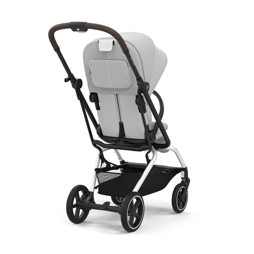 Καρότσι με περιστρεφόμενο κάθισμα Eezy S Twist+ 2 ασημί/γκρι ομίχλη 