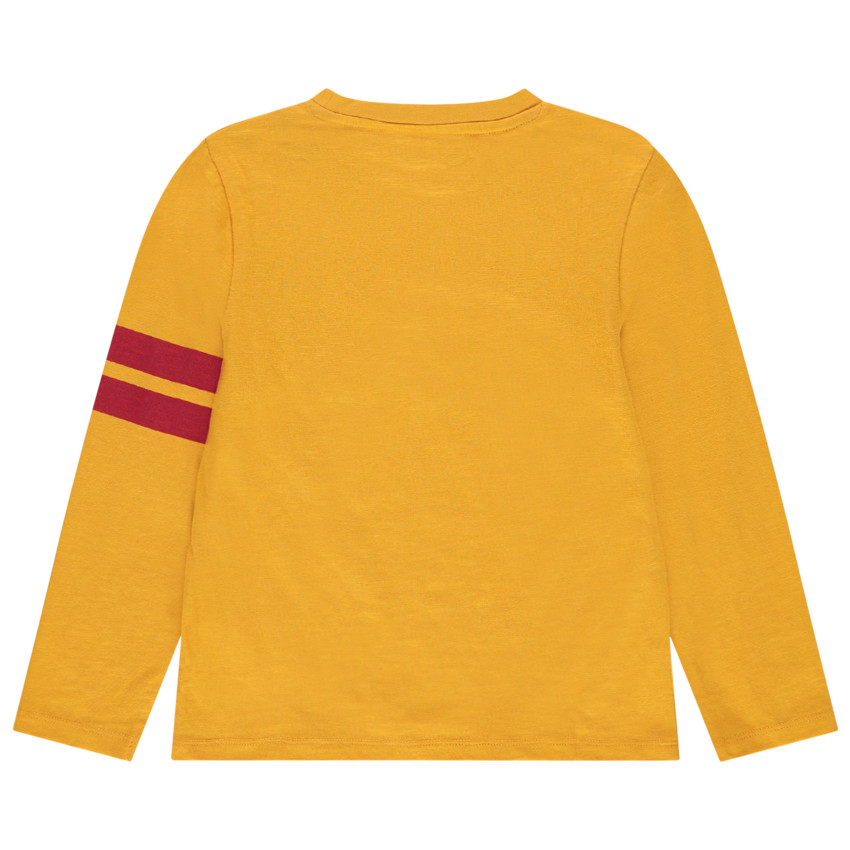 T-shirt manches longues en coton bio print Mickey Disney avec bandes   Additional T-shirt manches longues en coton bio print Mickey Disney avec bandes