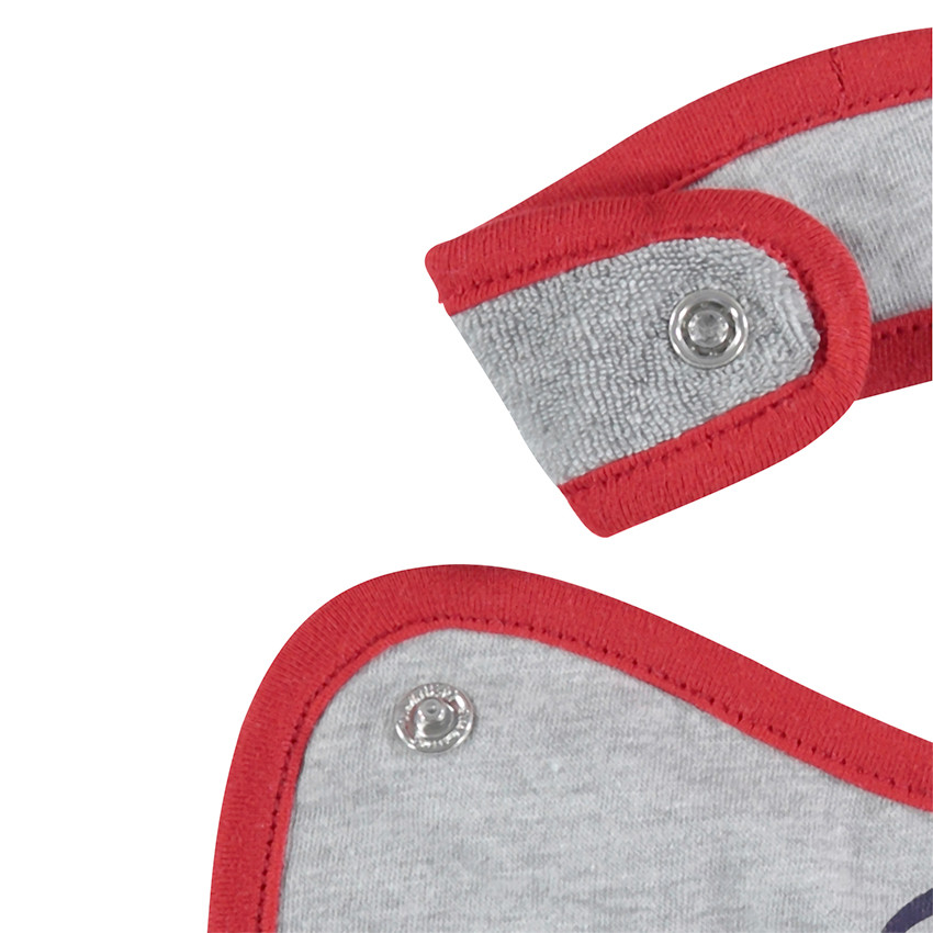 Σετ με 2 ζέρσεϊ σαλιάρες με στάμπα Smiley  