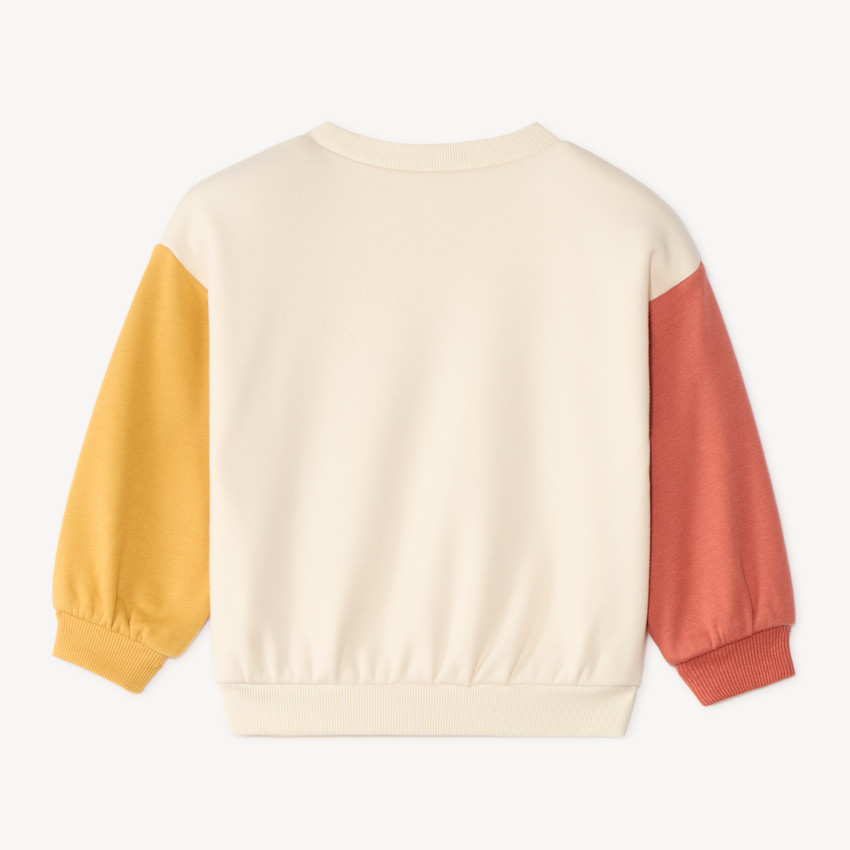 Sweat à capuche oversize garçon bébé colorblock Mickey Disney 