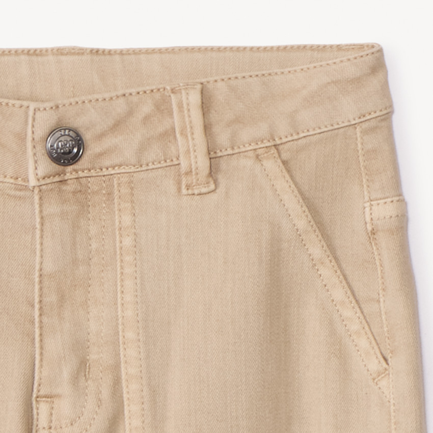 Κανονικό παντελόνι από βαμβακερό denim με ίσια γραμμή για αγόρι 