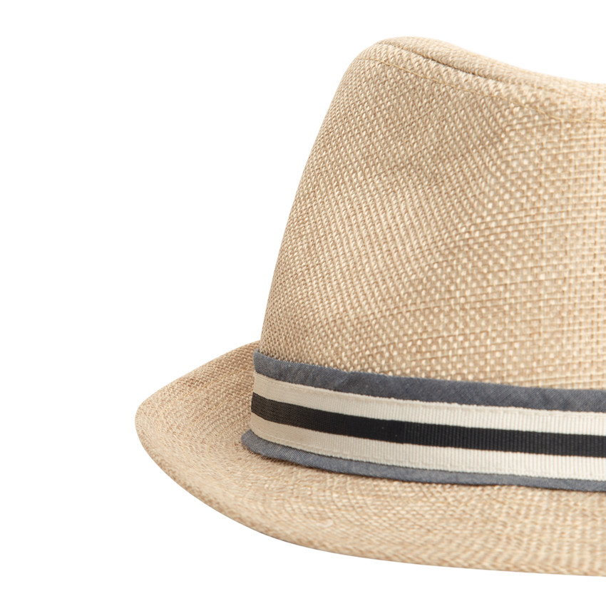 Μπορσαλίνο με κορδέλα από chambray για μωρό αγόρι 