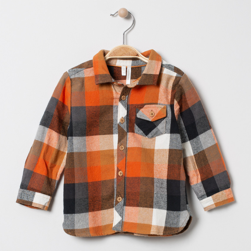 Chemise manches longues à carreaux  Additional Chemise manches longues à carreaux