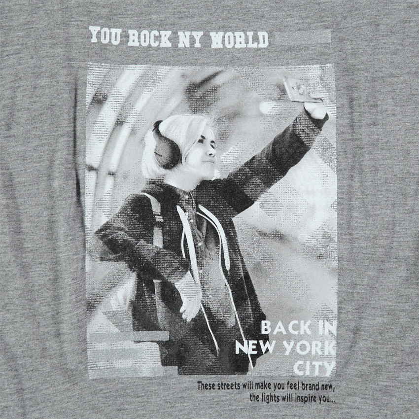 T-shirt manches longues printé 