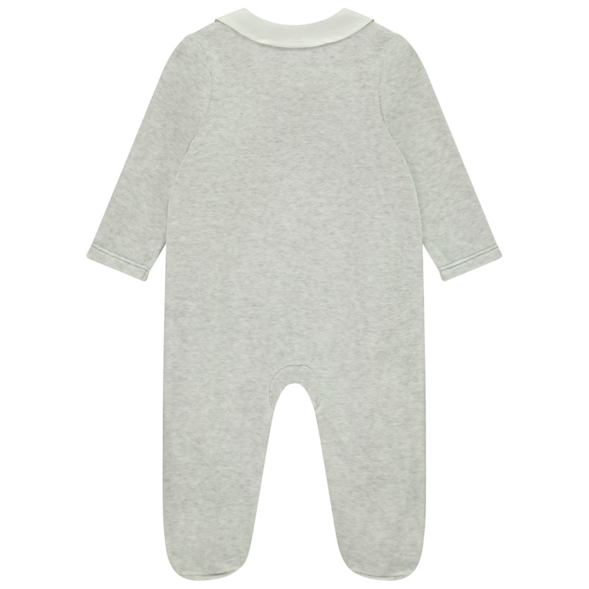 Φορμάκι από βελούδο με γιακά Claudine για bebe κορίτσι 