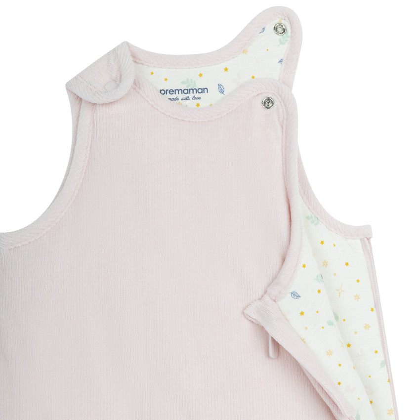 Gigoteuse sans manches en velours côtelé TOG 3.5 rose 