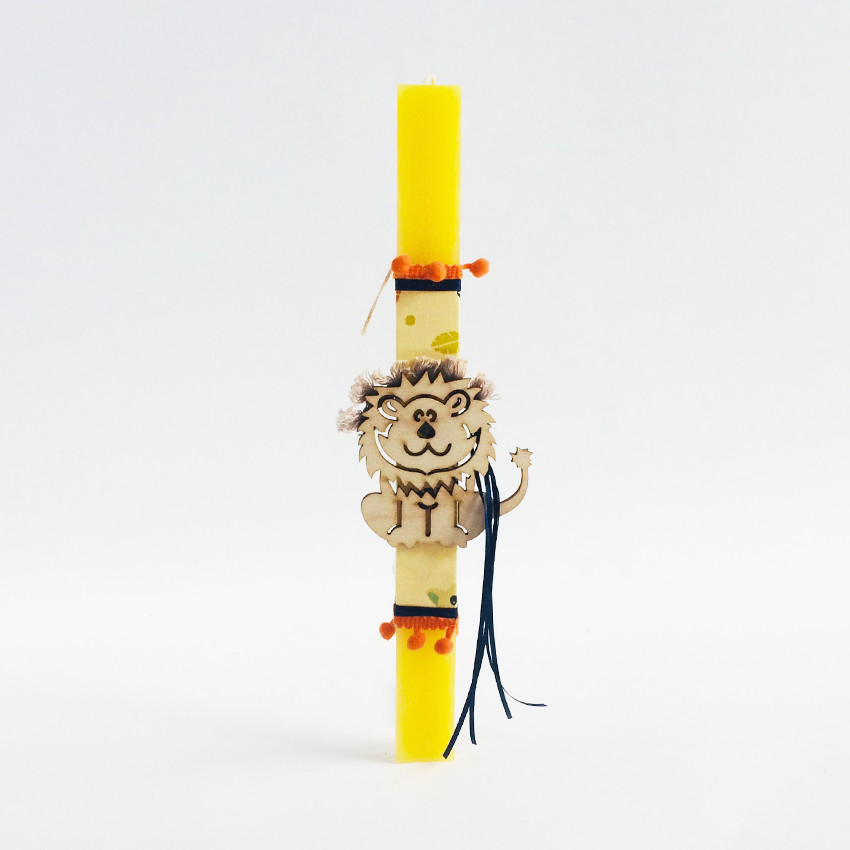 Λαμπαδα πορτοκαλι κουνελι 