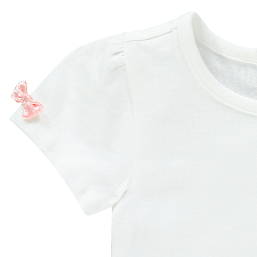 Body κοντομάνικο μονόχρωμο με φιόγκο 