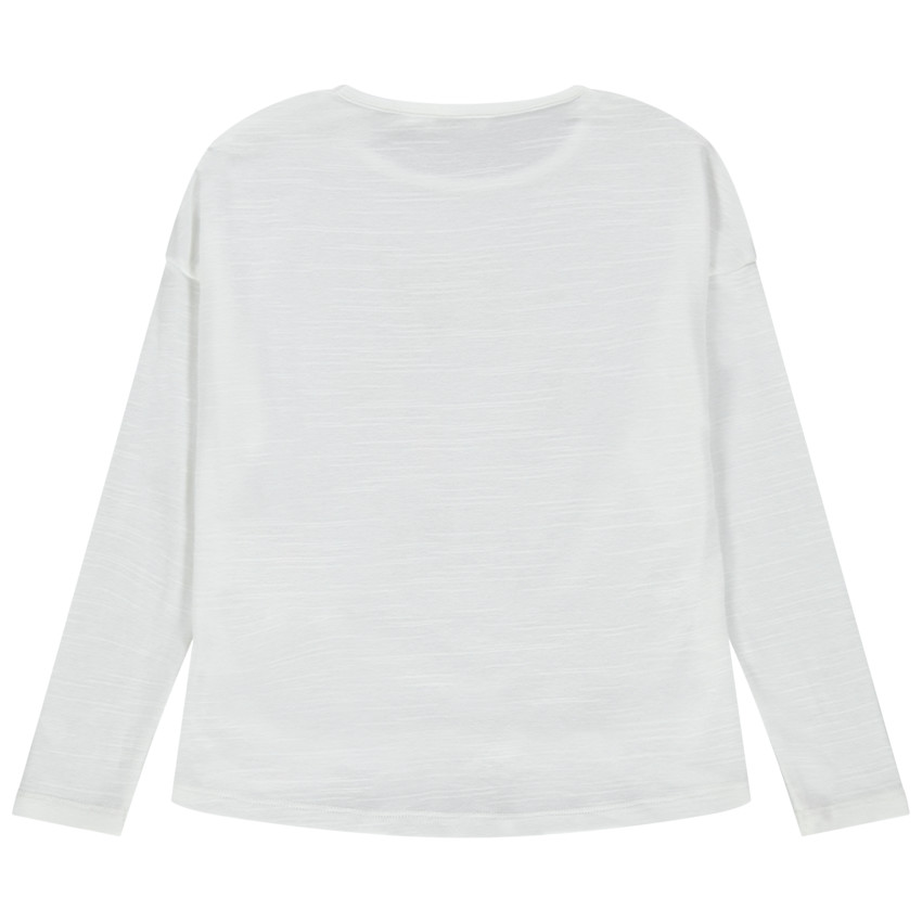 T-shirt manches longues slub print personnage  