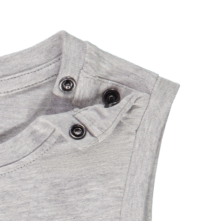 Σετ από 2 φαντεζί αμάνικα μπλουζάκια για bebe αγόρι 