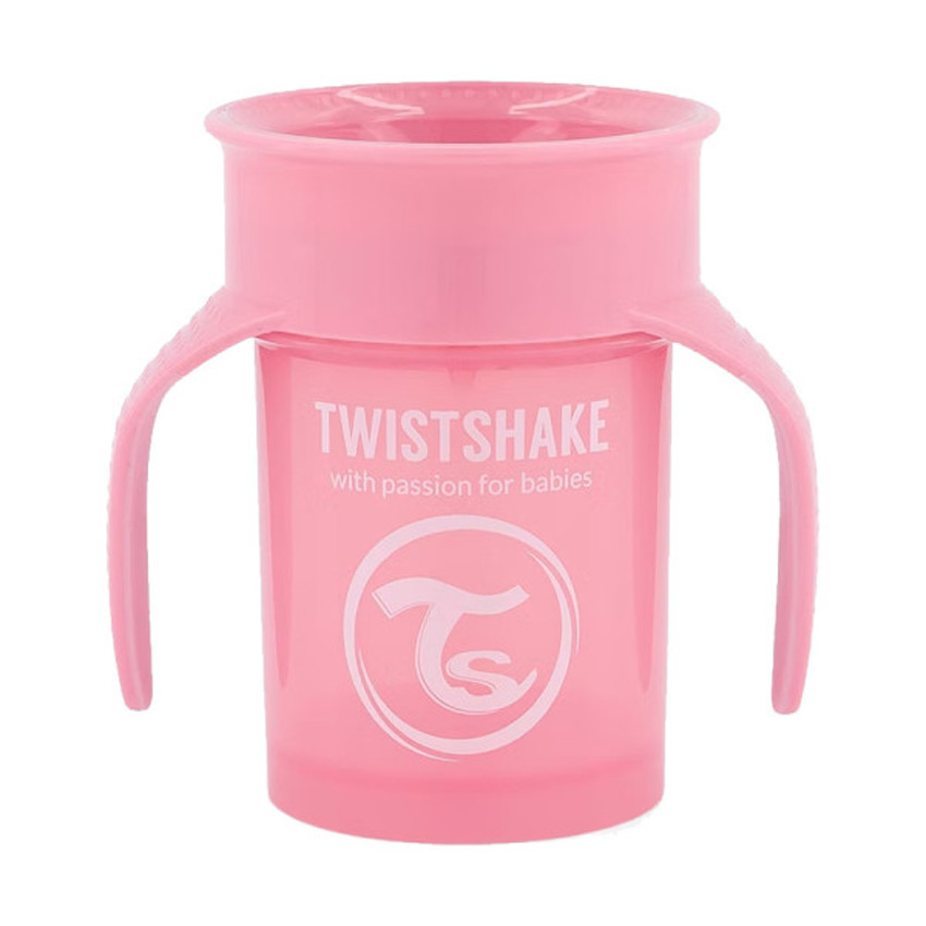 Κούπα 360° 230ml 6m+ - Ροζ παστέλ 