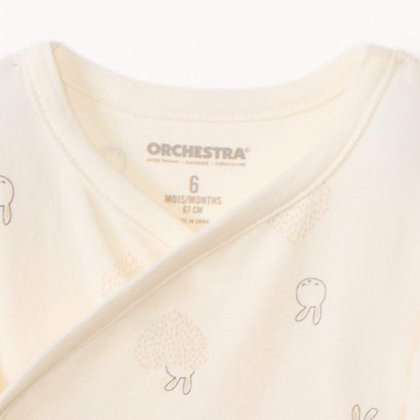 Σετ γέννησης 3 τεμαχίων My baby love εκρού για μωρό 