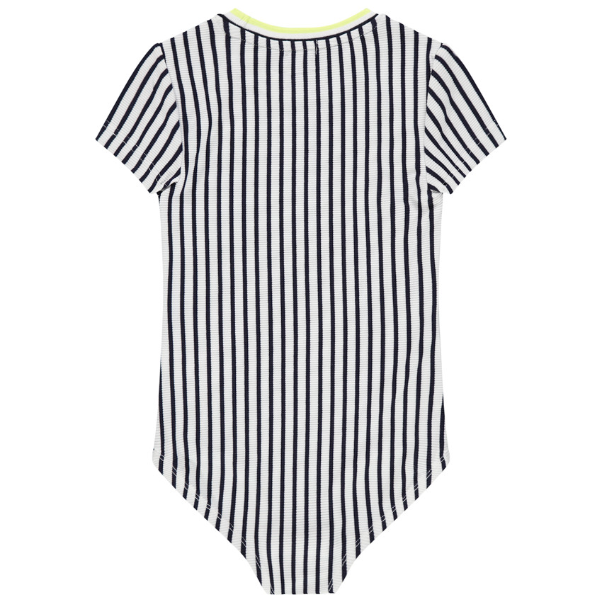 Κοντομάνικο κορμάκι ριγέ 