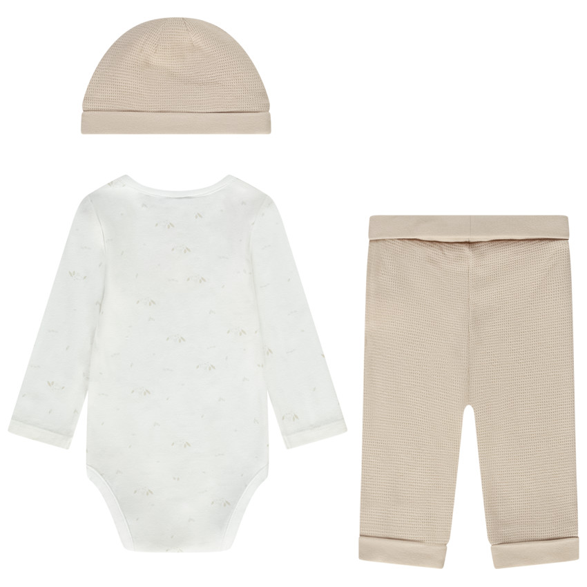 Σετ 3 τεμαχίων σε jersey και κηρήθρα για μωρό 