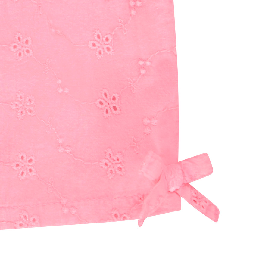 Σορτς με κέντημα αγγλικού τύπου για bebe κορίτσι 