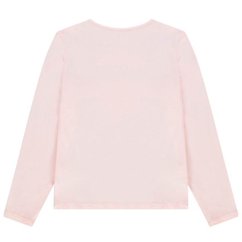 Μακρυμάνικη μπλούζα από ζέρσεϊ με στάμπα Smiley 