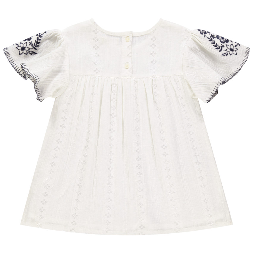 Τουνίκ με σχέδιο φαντεζί και floral κέντημα 