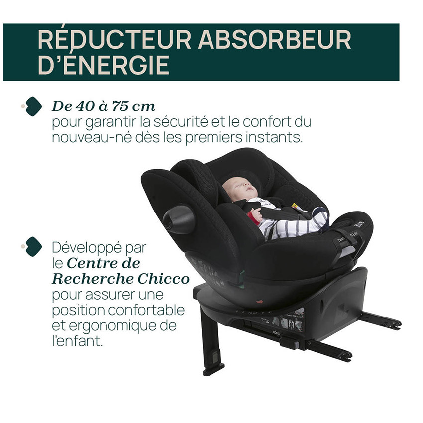 Κάθισμα Αυτοκινήτου EverOne i-Size 40-150cm Black - Chicco  