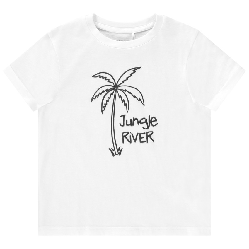 T-shirt manches courtes print palmier pour garçon Main T-shirt manches courtes print palmier pour garçon