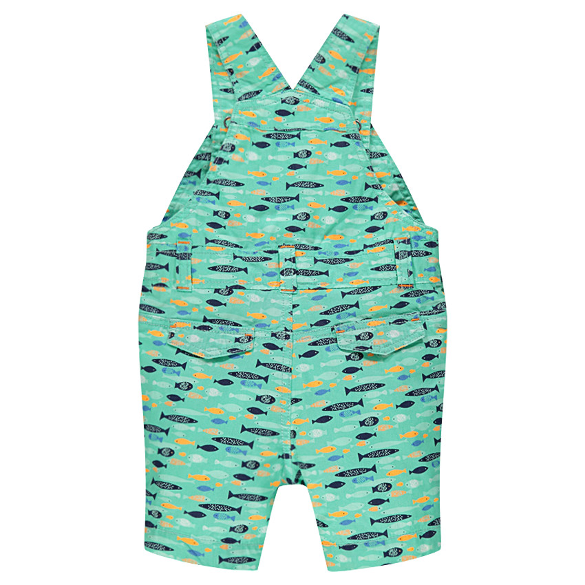 Κοντή σαλοπέτα με εμπριμέ μοτίβο ψαράκια 