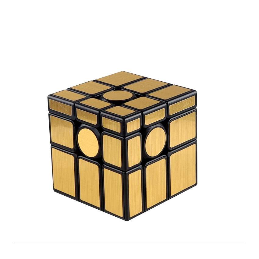 Κύβος 5,7εκ με εφέ καθρέφτη χρυσός 