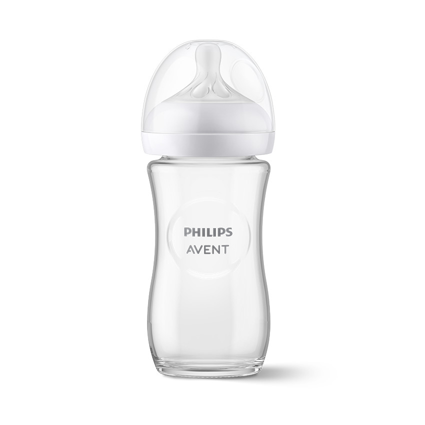 Μπιμπερό από γυαλί Natural Response 240 ml 