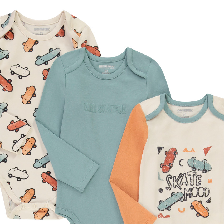 Σετ από 5 σώματα από jersey για μωρό αγόρι 